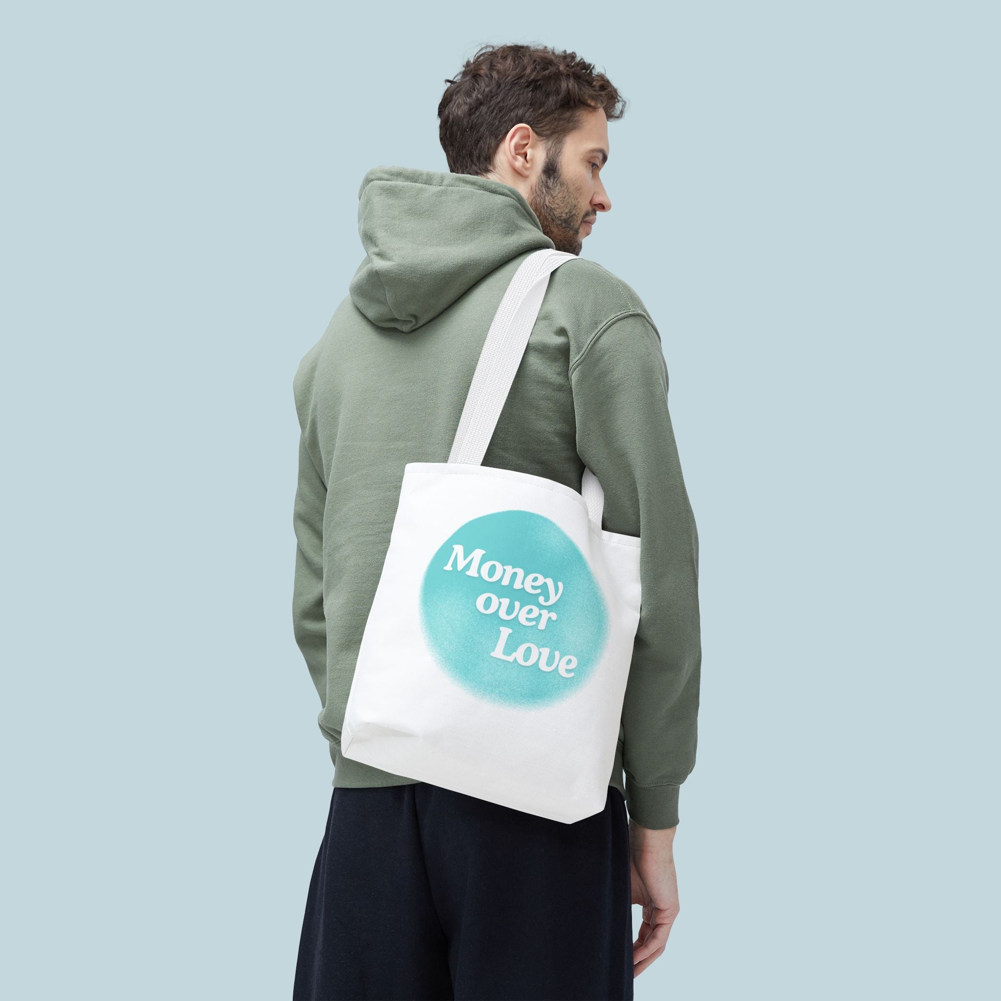 Money Over Love Tote Bag