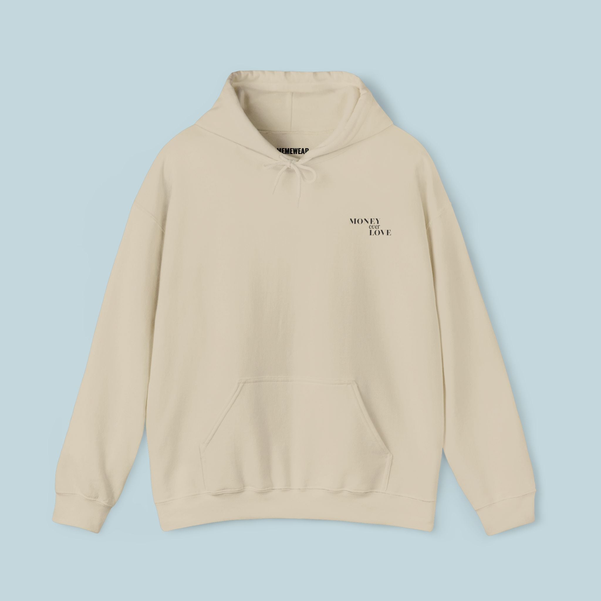 Money over Love Back/Front Print