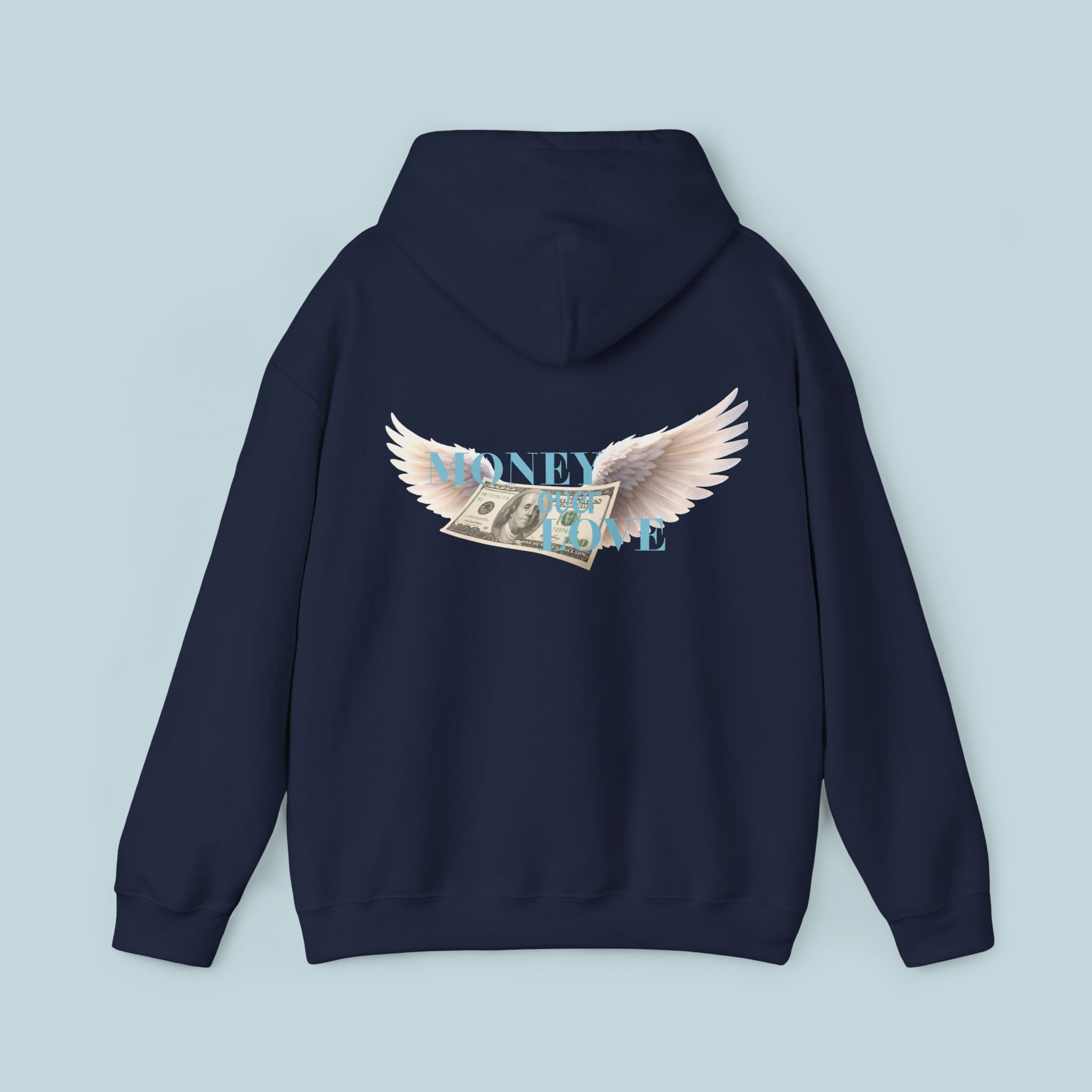 Money over Love Back/Front Print