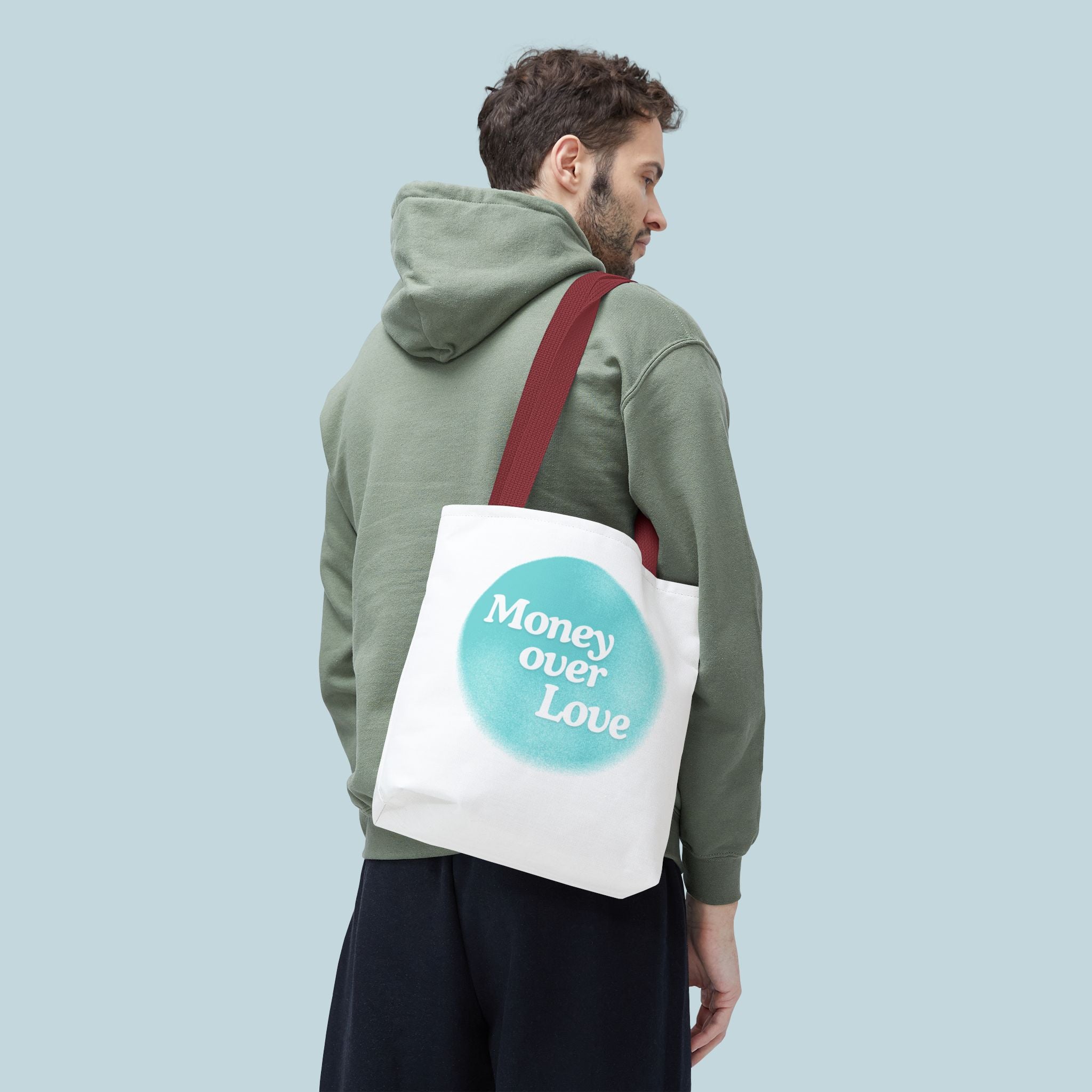 Money Over Love Tote Bag