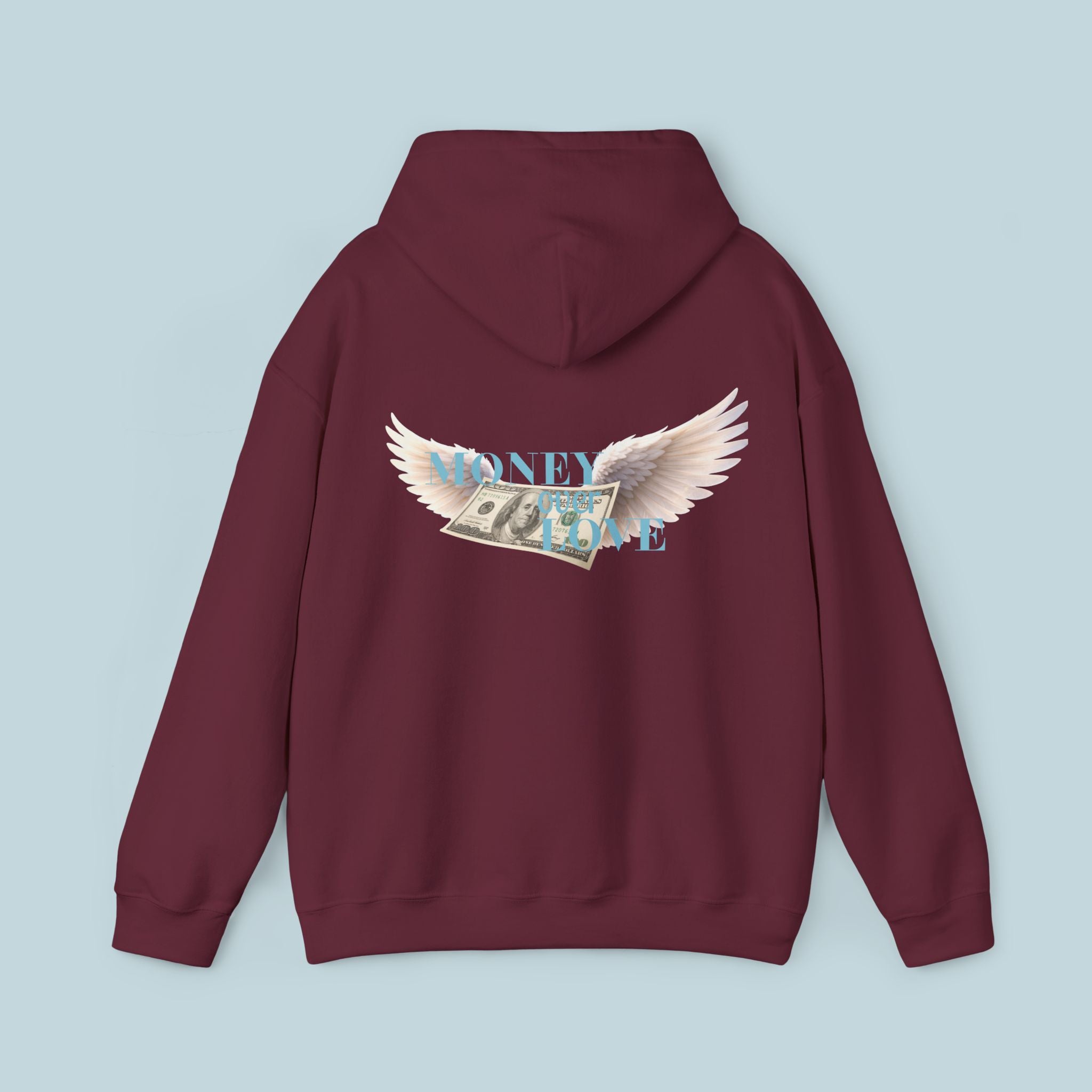 Money over Love Back/Front Print